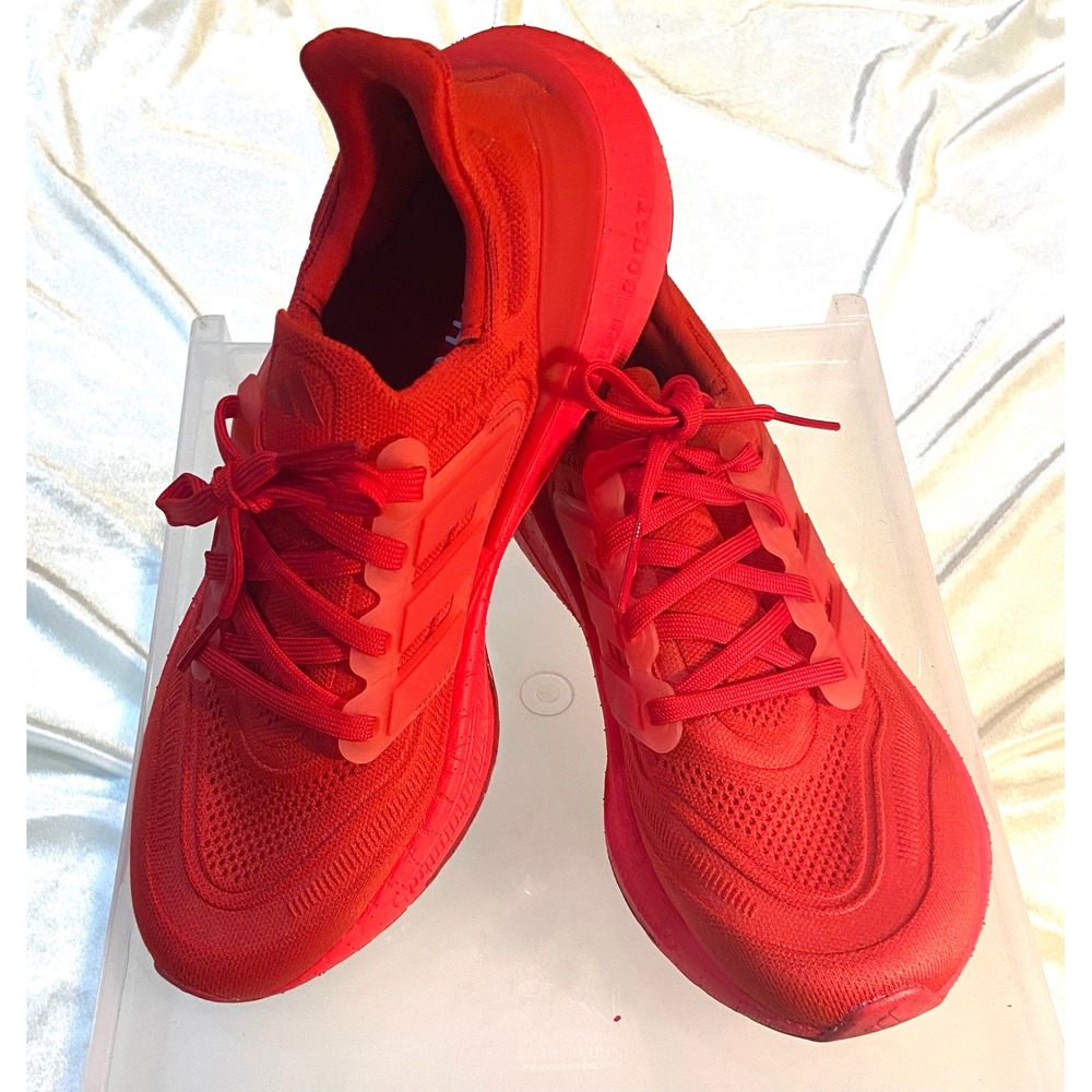 Adidas‎ Ultraboost Light Mens Running Shoes Red Triple Red Sneakers GZ5161